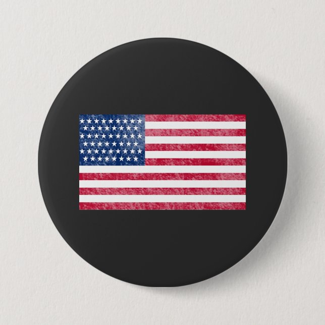 Amerikansk flagga knapp (Framsida)