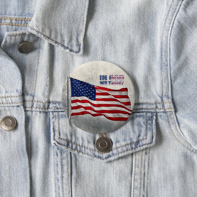 Amerikansk Flagga-knapp Knapp (In Situ)