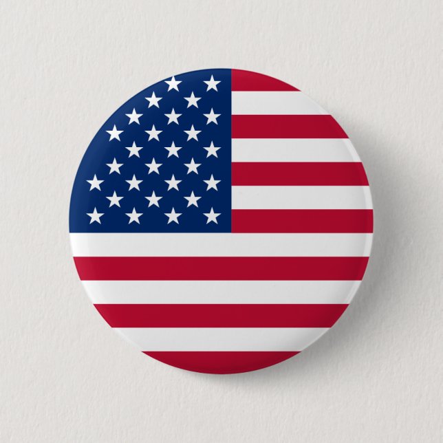 Amerikansk Flagga-knapp Knapp (Framsida)