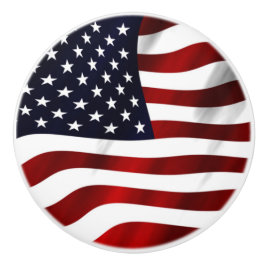 Amerikansk Flagga Knopp