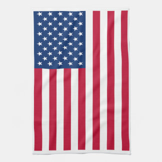 Amerikansk flagga kökshandduk