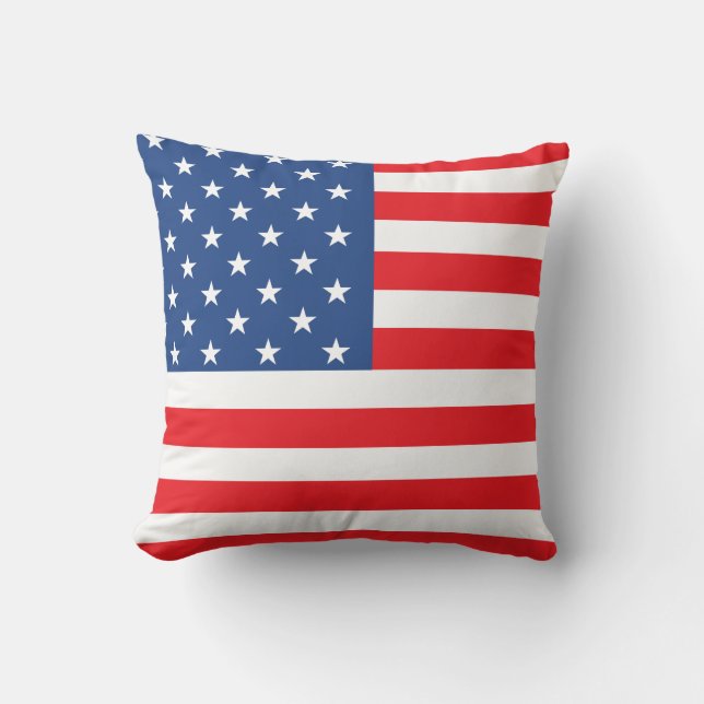 Amerikansk Flagga Kudde (Framsida)
