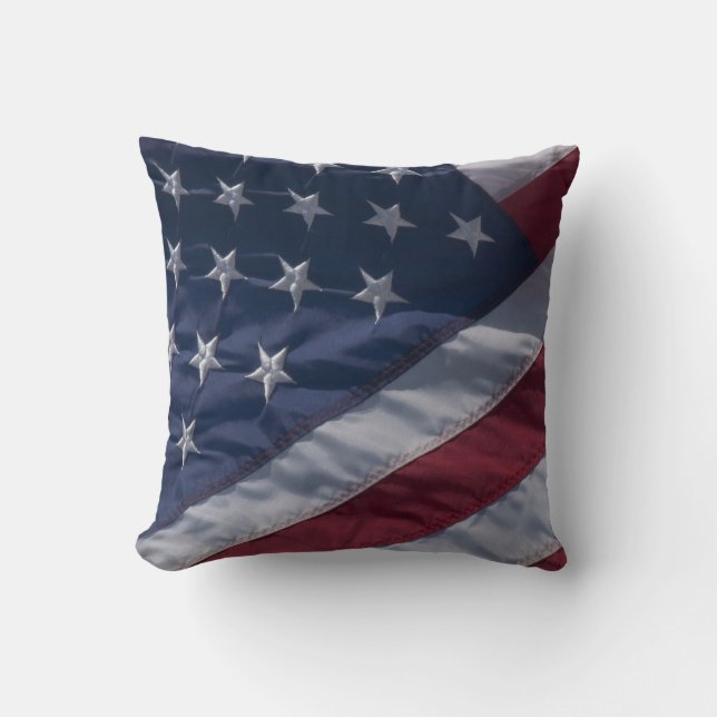 Amerikansk flagga. kudde (Framsida)