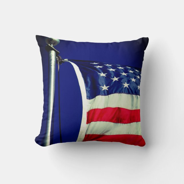 Amerikansk Flagga Kudde (Framsida)