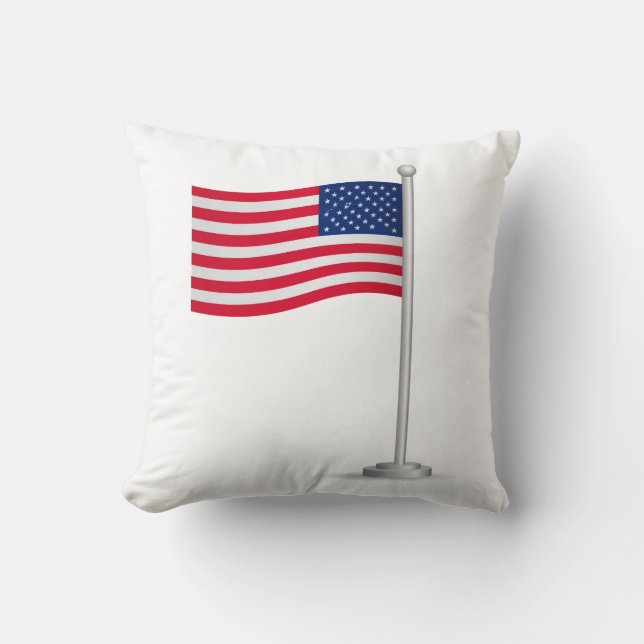 amerikansk flagga kudde (Framsida)