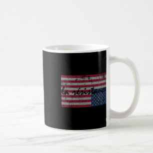 Amerikansk Flagga La Resistance Resistent uppifrån Kaffemugg