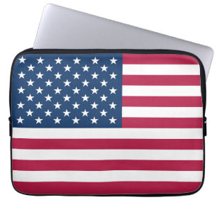 Amerikansk flagga laptop fodral