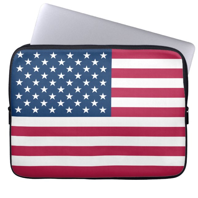 Amerikansk flagga laptop fodral (Framsidan)