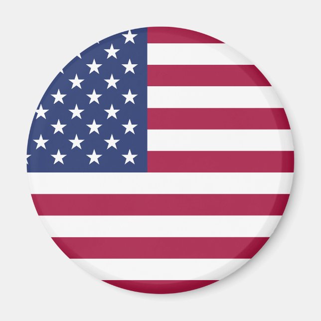 Amerikansk Flagga Magnet (Framsidan)