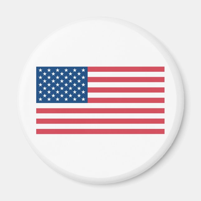 Amerikansk Flagga Magnet (Framsidan)