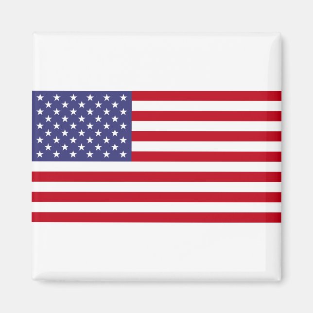 Amerikansk Flagga Magnet (Framsidan)