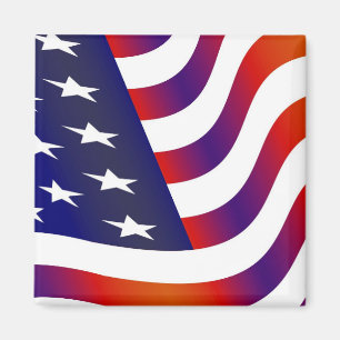 Amerikansk Flagga Magnet