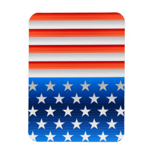 Amerikansk flagga magnet