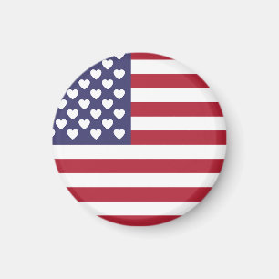 Amerikansk flagga magnet