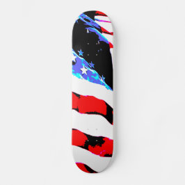 Amerikansk flagga mini skateboard bräda 18,5 cm