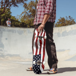 Amerikansk Flagga Mini Skateboard Bräda 18,7 Cm