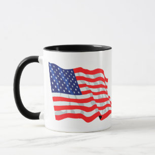 Amerikansk flagga mugg