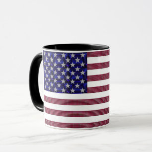 Amerikansk Flagga Mugg