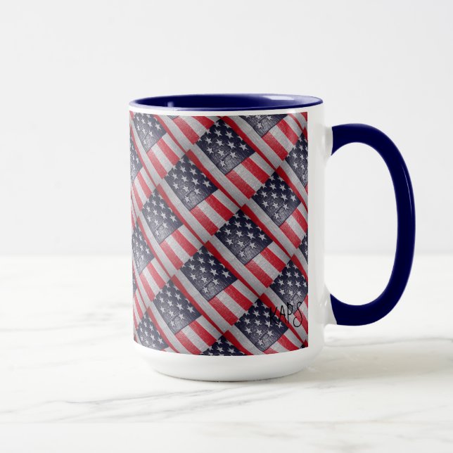 Amerikansk Flagga Mugg (Höger)