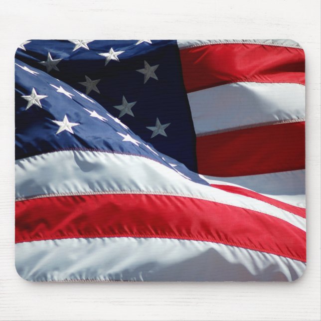 Amerikansk flagga musmatta (Framsidan)