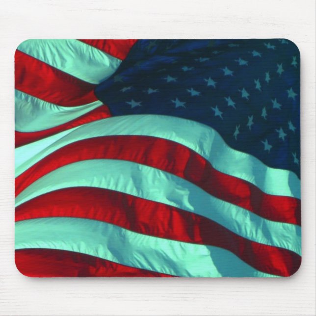 Amerikansk Flagga Musmatta (Framsidan)