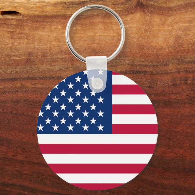 Amerikansk Flagga Nyckelring (Framsida)