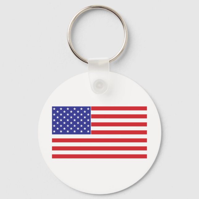 Amerikansk Flagga Nyckelring (Framsida)