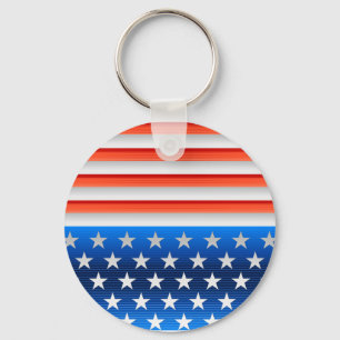 Amerikansk Flagga Nyckelring