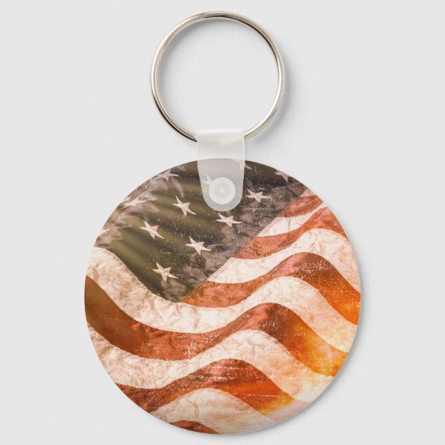 Amerikansk flagga nyckelring (Framsida)