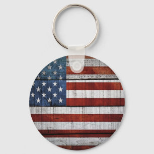 Amerikansk flagga nyckelring