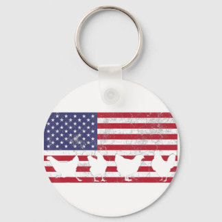 Amerikansk Flagga Nyckelring