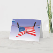 Amerikansk Flagga på kläder