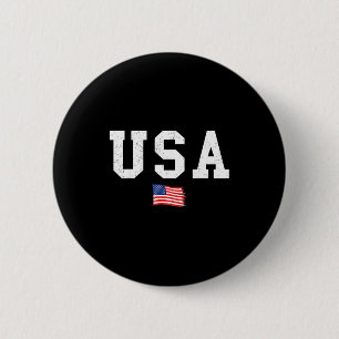Amerikansk flagga patriotisk amerikansk flagga 4 j knapp