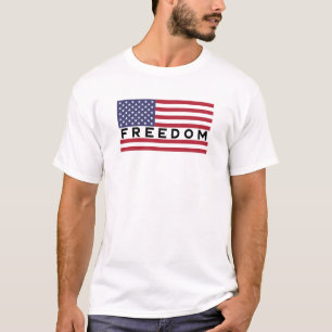Amerikansk Flagga, patriotisk frihet, USA:s design T Shirt