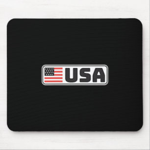 Amerikansk flagga Patriotiska amerikaner Stolthet  Musmatta