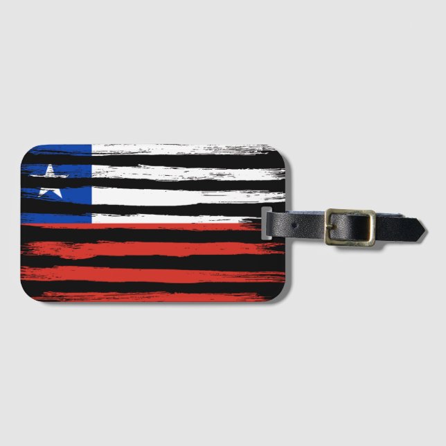 Amerikansk Flagga Personlig | Bagagetagg Bagagebricka (Framsida horisontal)