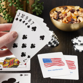 Amerikansk Flagga Personlig Casinokort