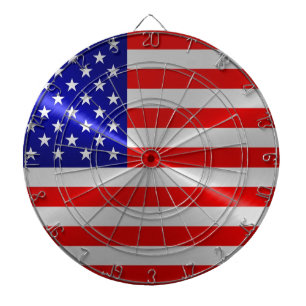 Amerikansk Flagga Piltavla