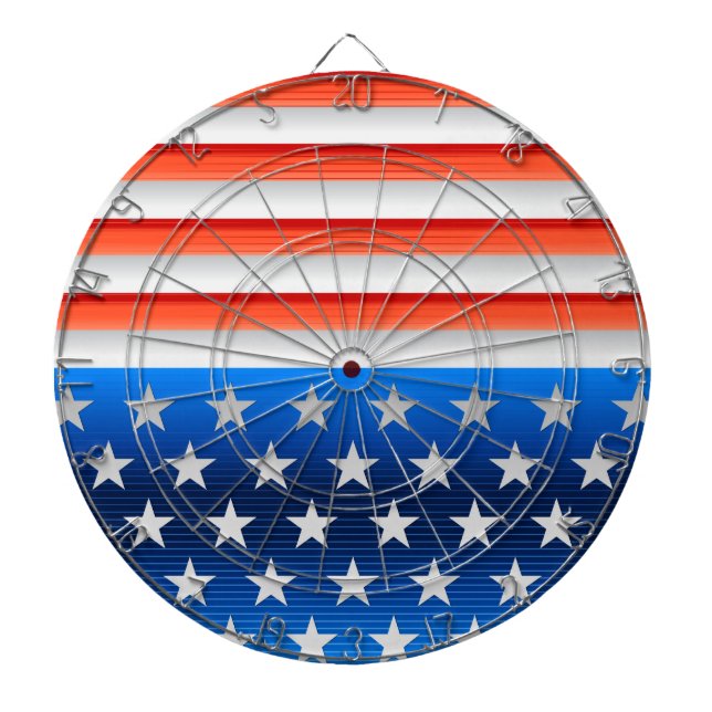 Amerikansk Flagga Piltavla (Framsidan)