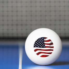 Amerikansk Flagga Pingisboll