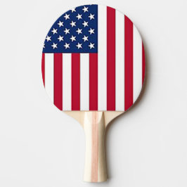 Amerikansk flagga pingisracket