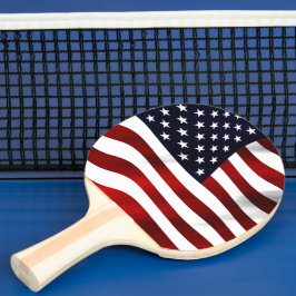 Amerikansk Flagga Pingisracket