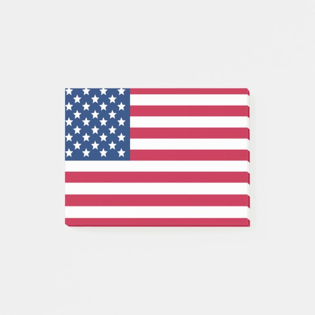 Amerikansk Flagga Post-it Block (Framsida)