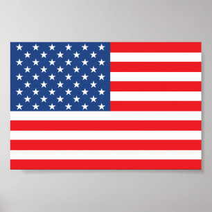 Amerikansk flagga poster