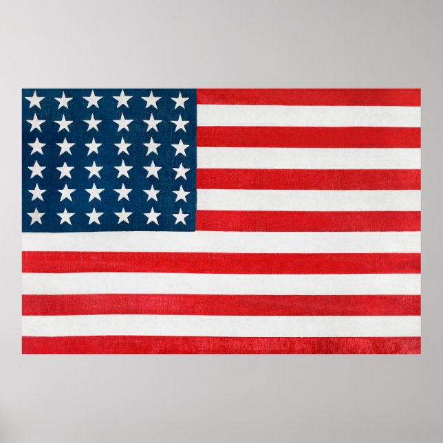 Amerikansk flagga poster (Framsidan)