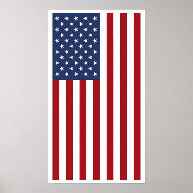 Amerikansk Flagga Poster (Framsidan)