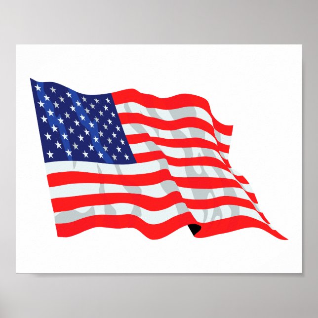 Amerikansk flagga poster (Framsidan)