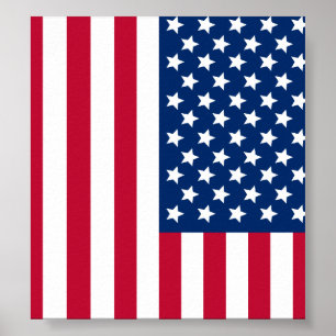 Amerikansk Flagga Poster