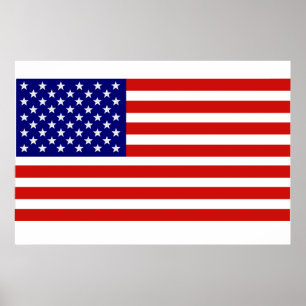 Amerikansk Flagga Poster