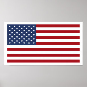 Amerikansk Flagga Poster